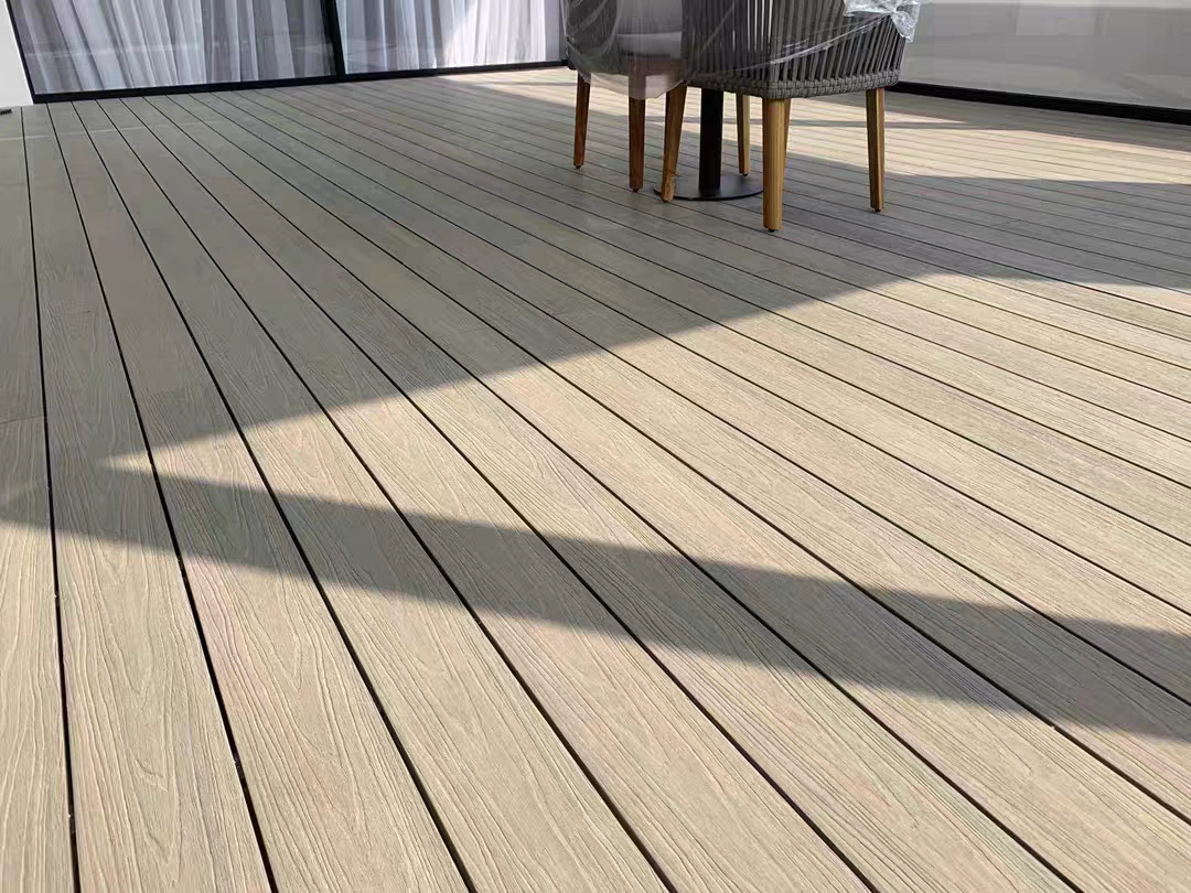 Factory Price Outdoor Flooring ,Wood Composite Decking.Waterproof Deck #13823